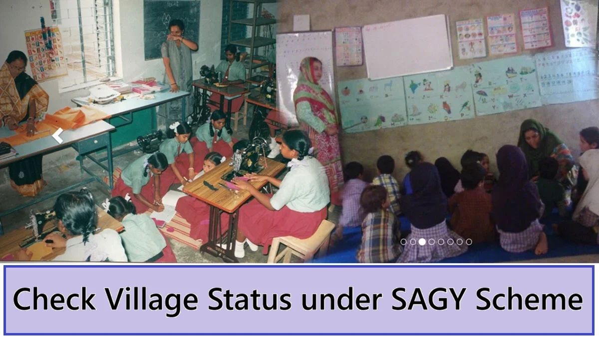 Check Village Status under SAGY Scheme