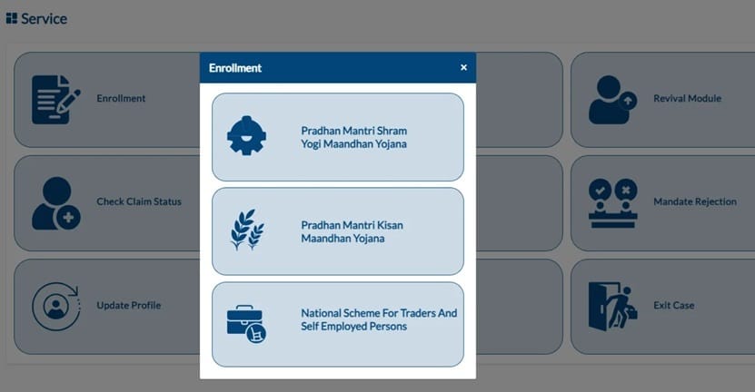 Link to Apply for PM Kisan Mandhan Yojana