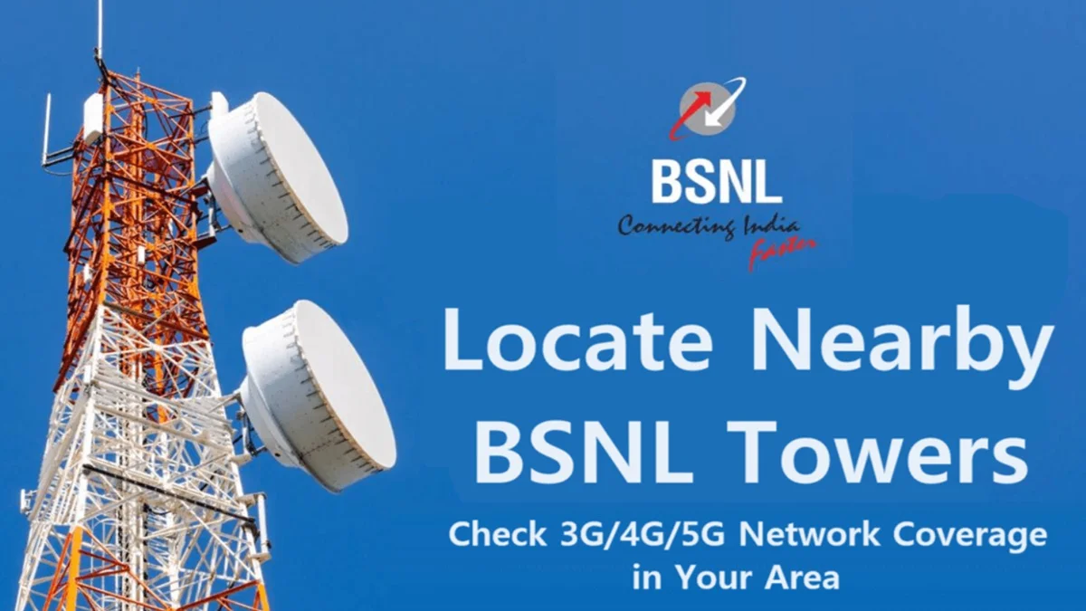 Locate Nearby BSNL Towers 3g/4g/5g Network