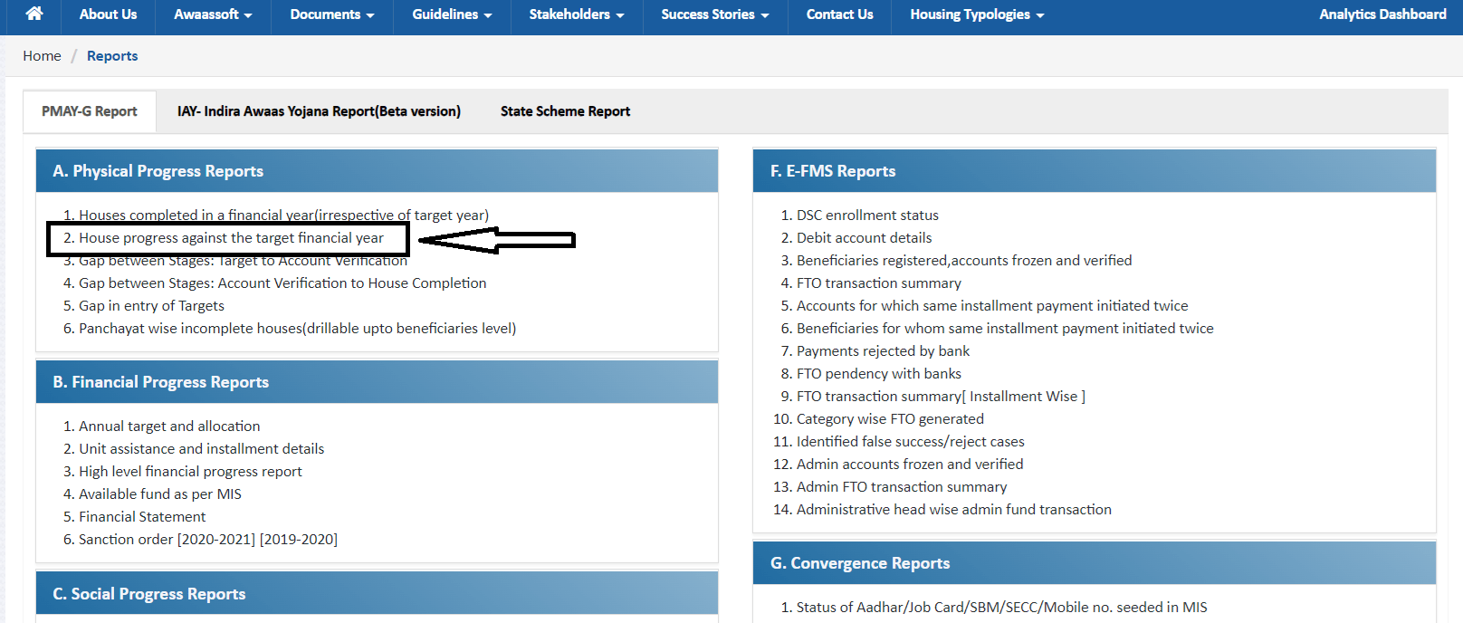 rhreporting.nic.in Physical Progress Reports