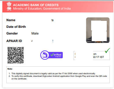 Apaar ID Card Download Digilocker