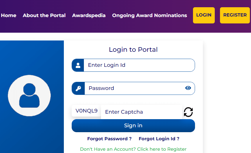 Awards Gov In Portal Login