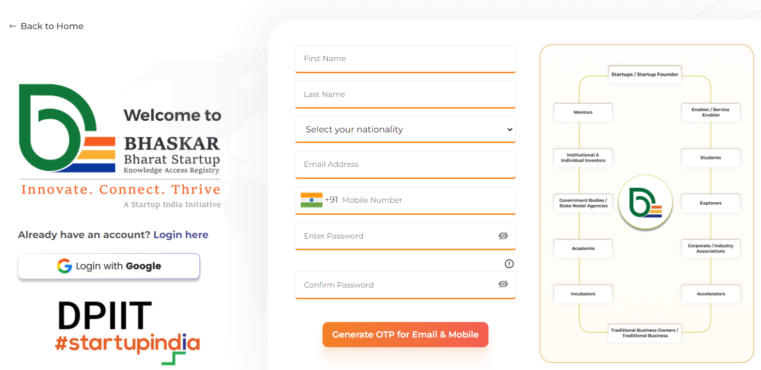 Bhaskar ID Registration Form