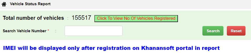 Khanansoft Bihar Vehicle Status Check Online