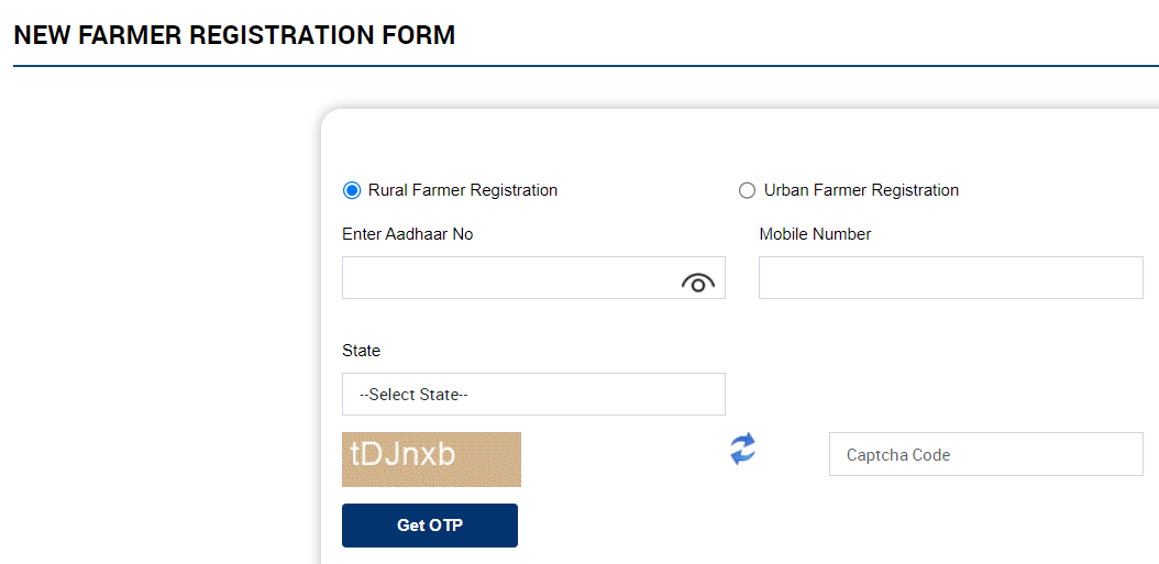 PM Kisan Rural Farmer Registration