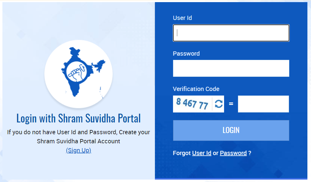 Shram Suvidha Portal Login