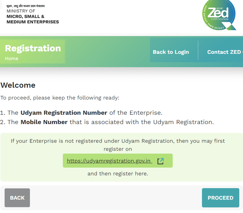 ZED Certification Apply Online