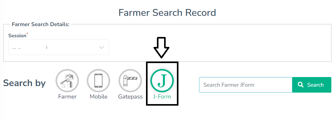 E Kharid Farmer Record Search by J Form