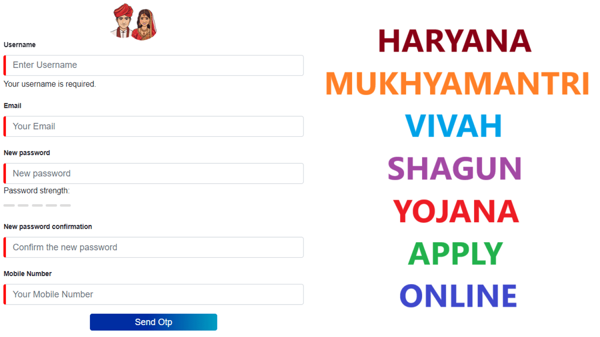 Mukhyamantri Vivah Shagun Yojana Haryana Apply Online