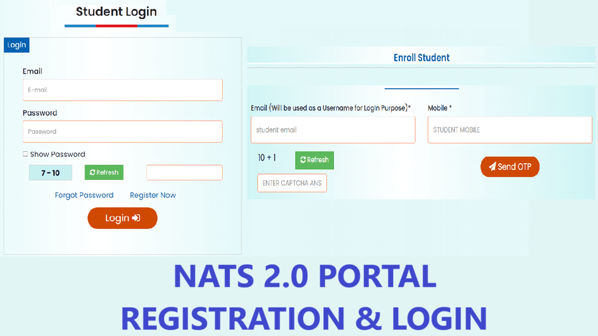 NATS 2.0 Portal Registration & Login