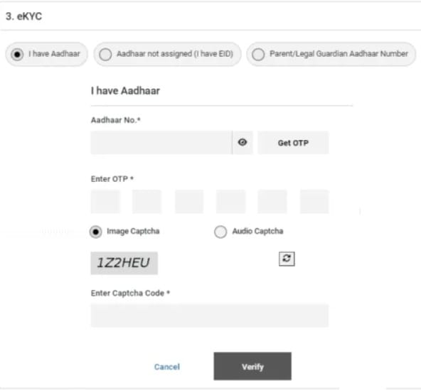 NSP OTR E KYC Registration