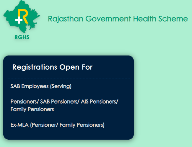 Rajasthan Government Health Scheme Beneficiary Registration