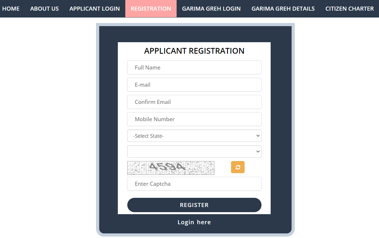 transgender.dosje.gov.in Registration