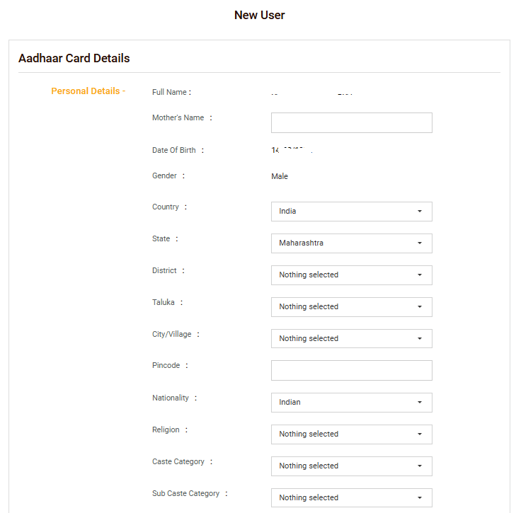 Annasaheb Patil Loan Yojana Online Registration Form