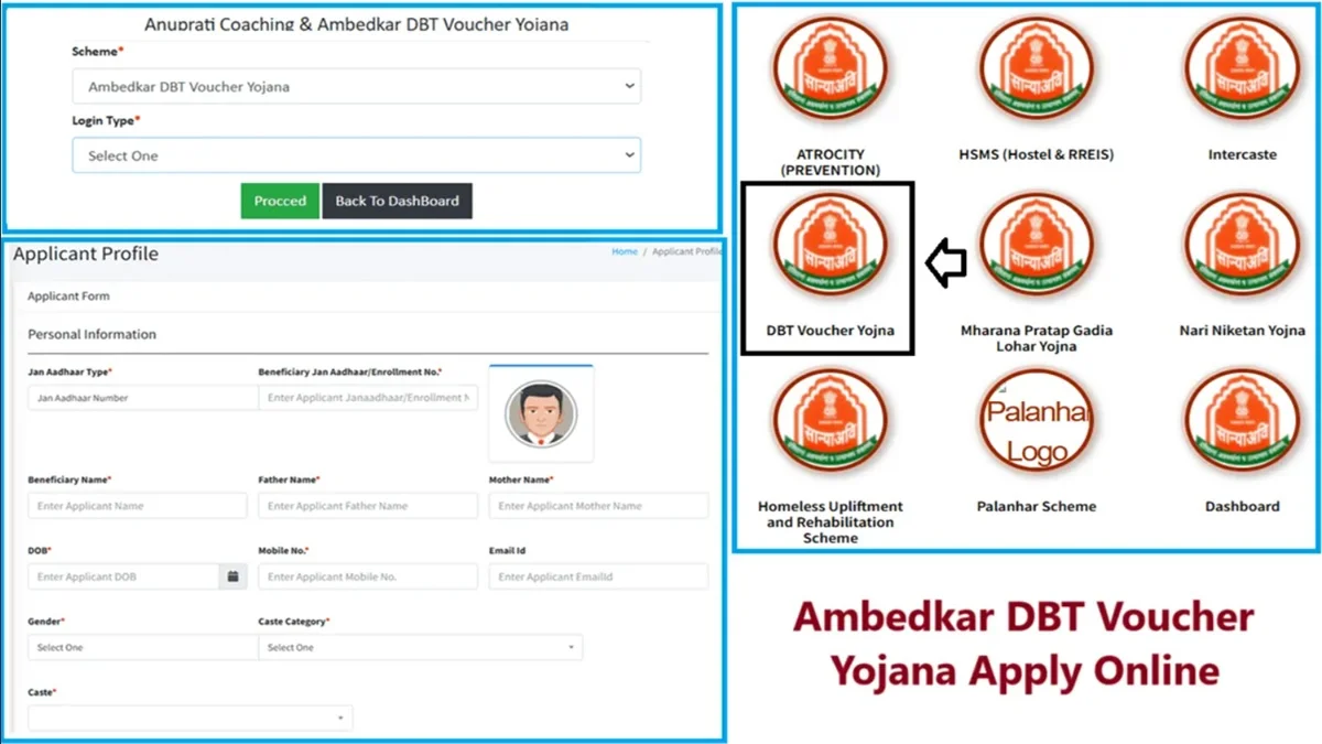 How to Apply for Rajasthan Ambedkar DBT Voucher Yojana