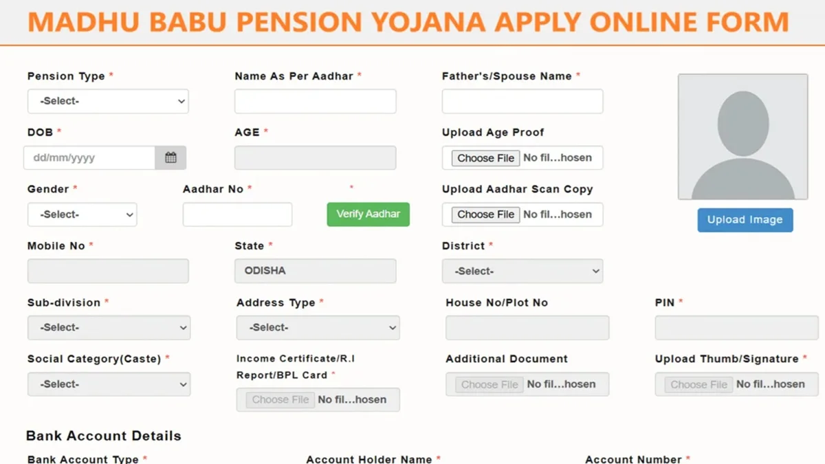How to Apply Online for Madhu Babu Pension Yojana