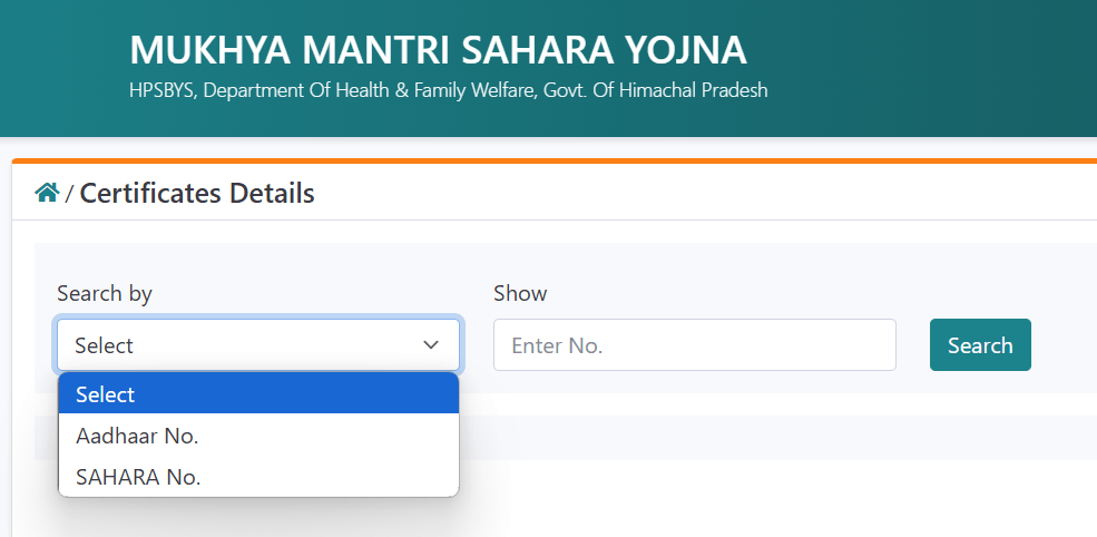 HP Sahara Yojana Life Certificate Update