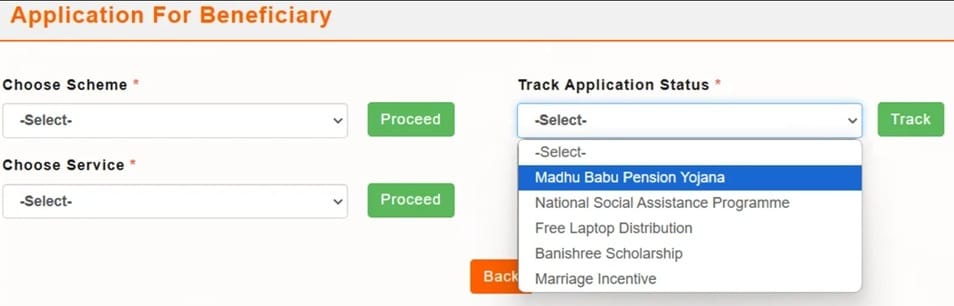 MBPY Application Status Tracking Option