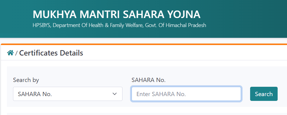 Sahara Yojana Certificate Details Sahara No