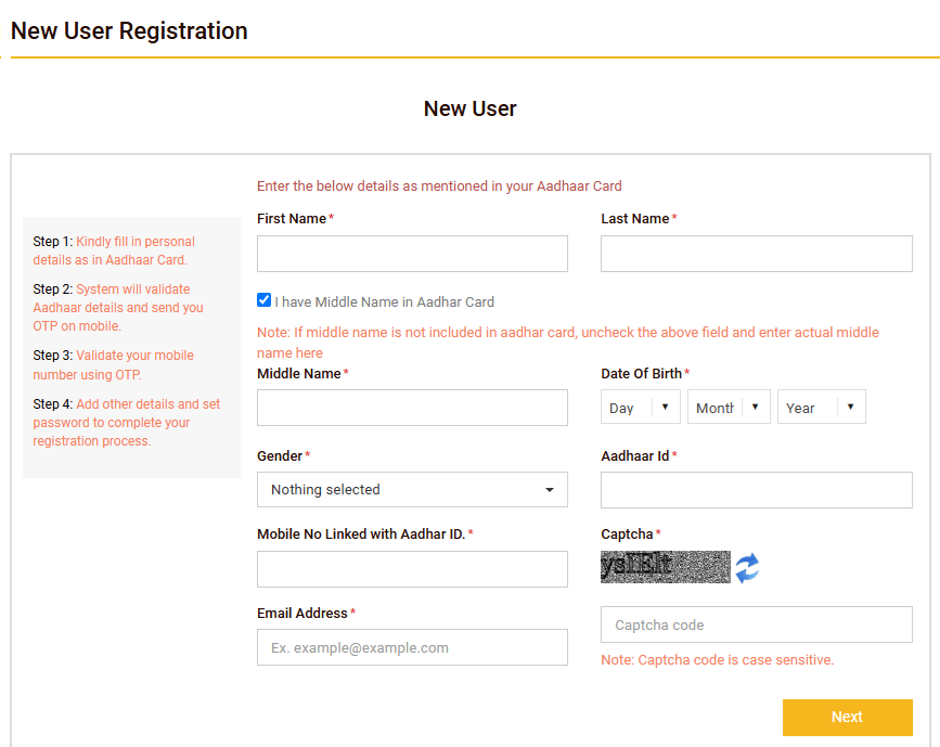 Udyog Mahaswayam Gov In Registration