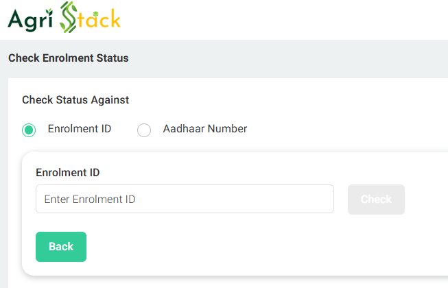 Agri Stack Gujarat Farmer Enrolment Status