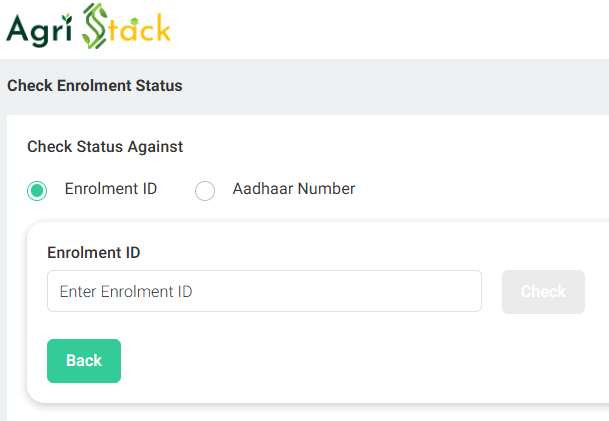 Agri Stack UP Farmer Enrolment Status