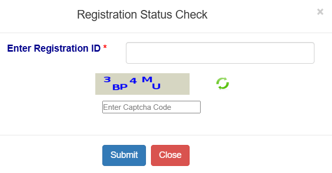 Kaushal Panjee Registration Status Check using Reg ID