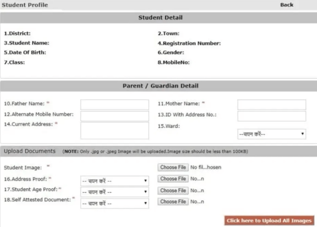 RTE UP Admission Online Application Form