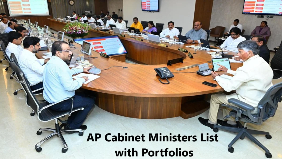 AP Cabinet Ministers List with Portfolios