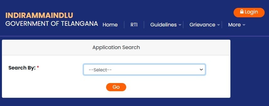 Indiramma Housing Scheme Application Search