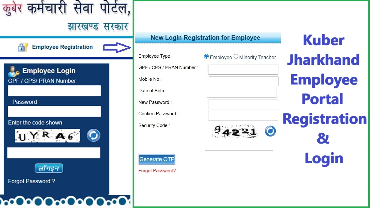 Kuber Jharkhand Employee Portal Registration & Login