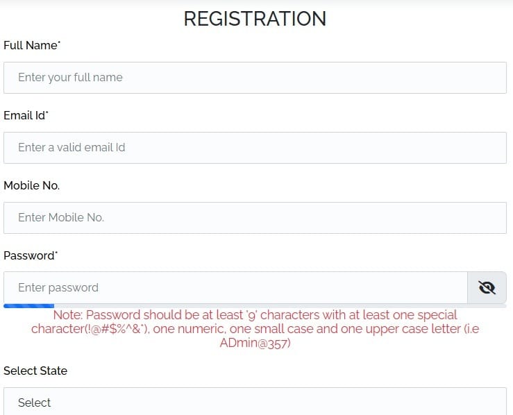 Saral Haryana Gov In Registration Online