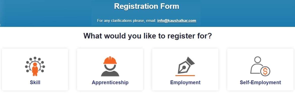 CM Kaushalya Karnataka Yojana Registration Page