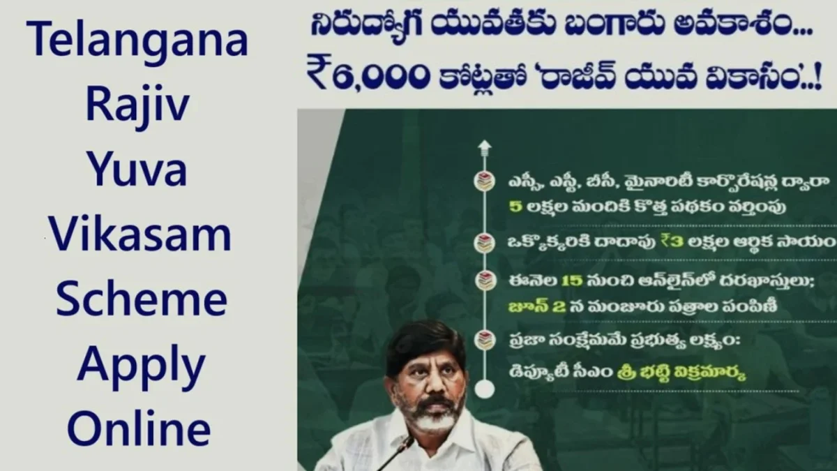 How to Apply for Rajiv Yuva Vikasam Scheme Telangana