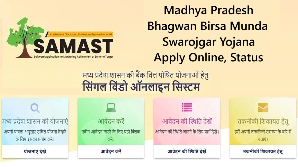 MP Bhagwan Birsa Munda Swarojgar Yojana Apply Online