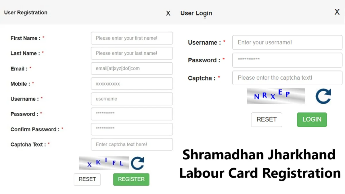Shramadhan Jharkhand Labour Card Registration