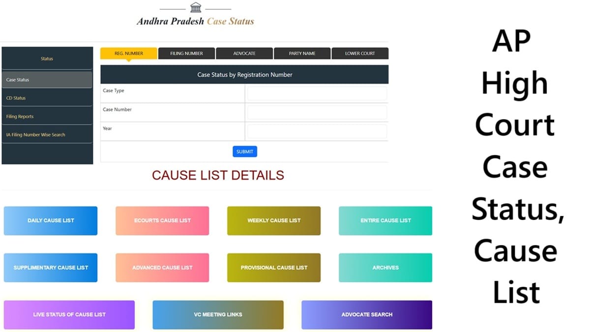 AP High Court Case Status, Cause List