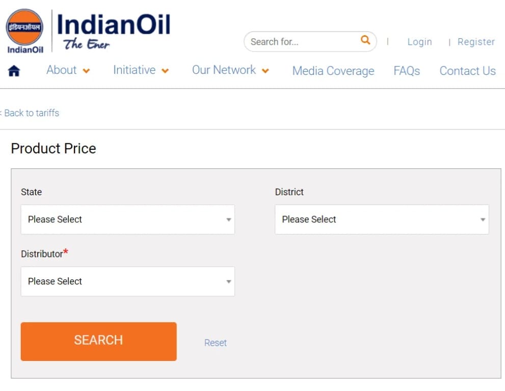 Check LPG Gas Cylinder Price Area Wise