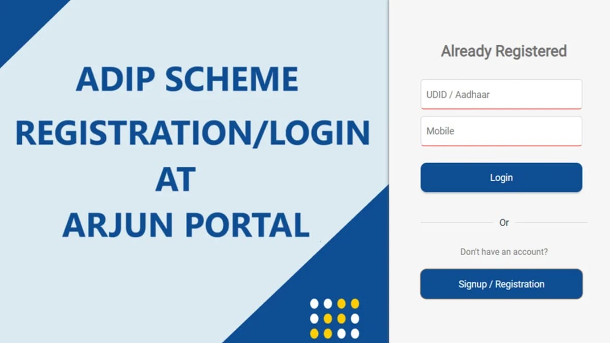 How to Make ADIP Scheme Registration & Login
