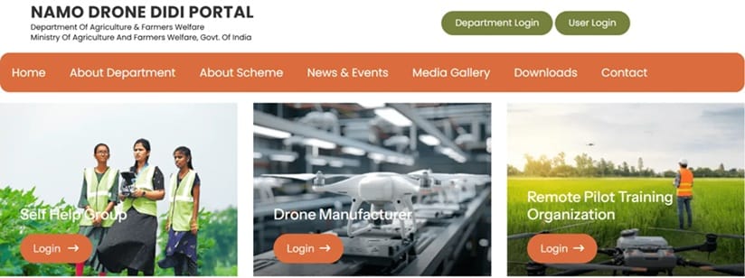 Namo Drone Didi PHP Staging User Login