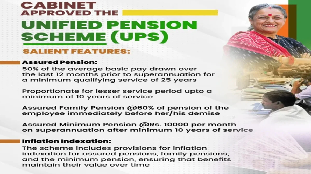 Unified Pension Scheme Approval by Central Govt